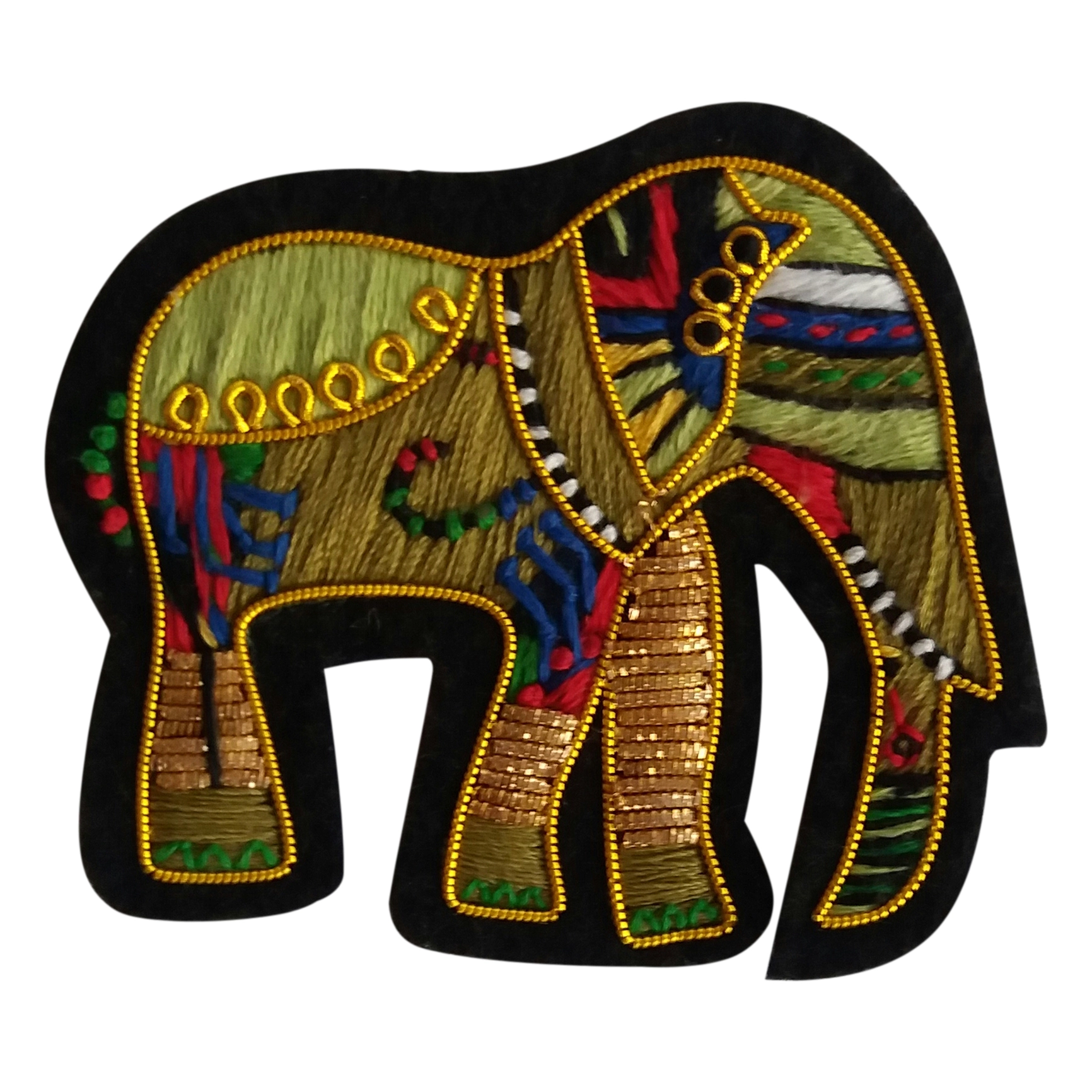 Embroidered Brooch & Pins