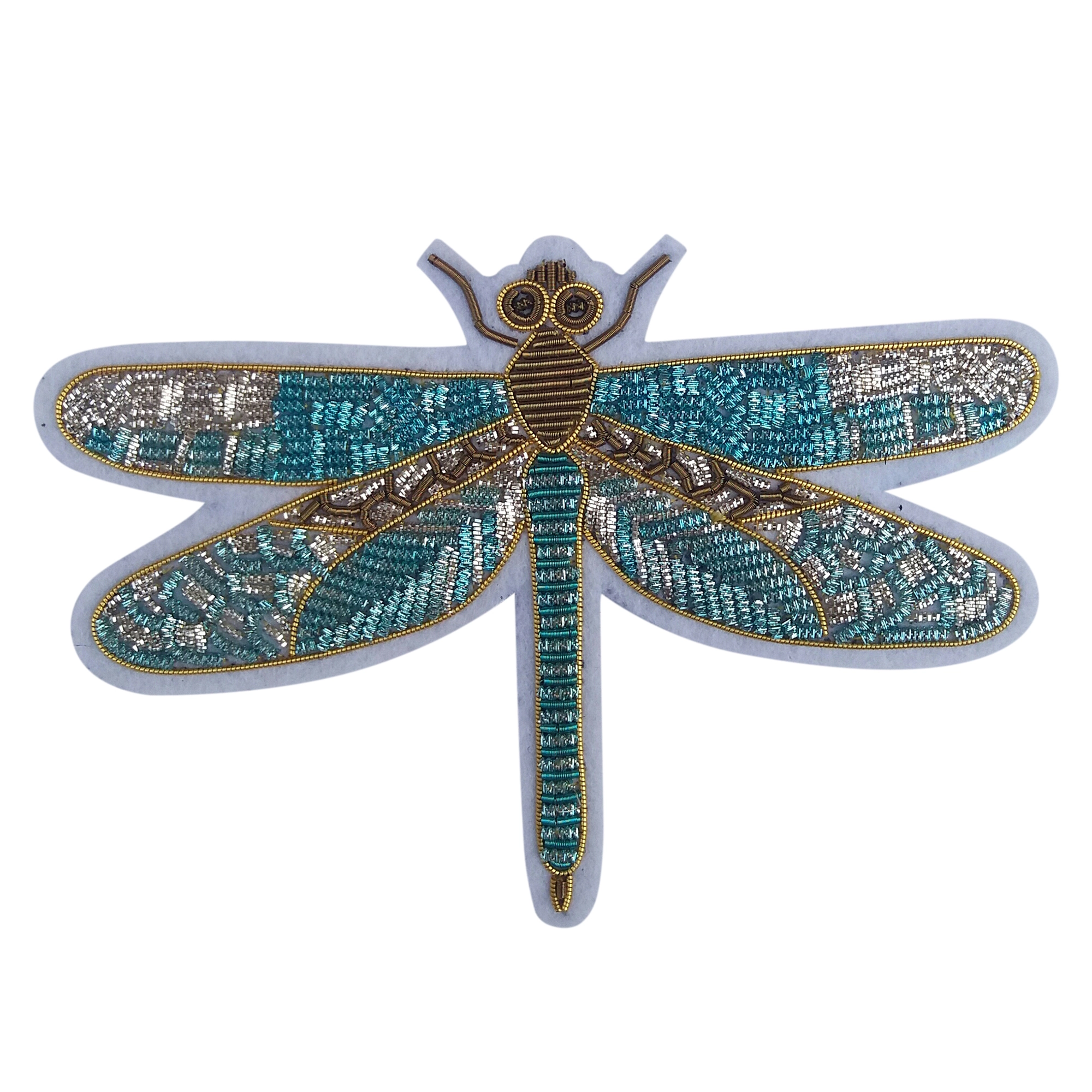 Embroidered Brooch & Pins