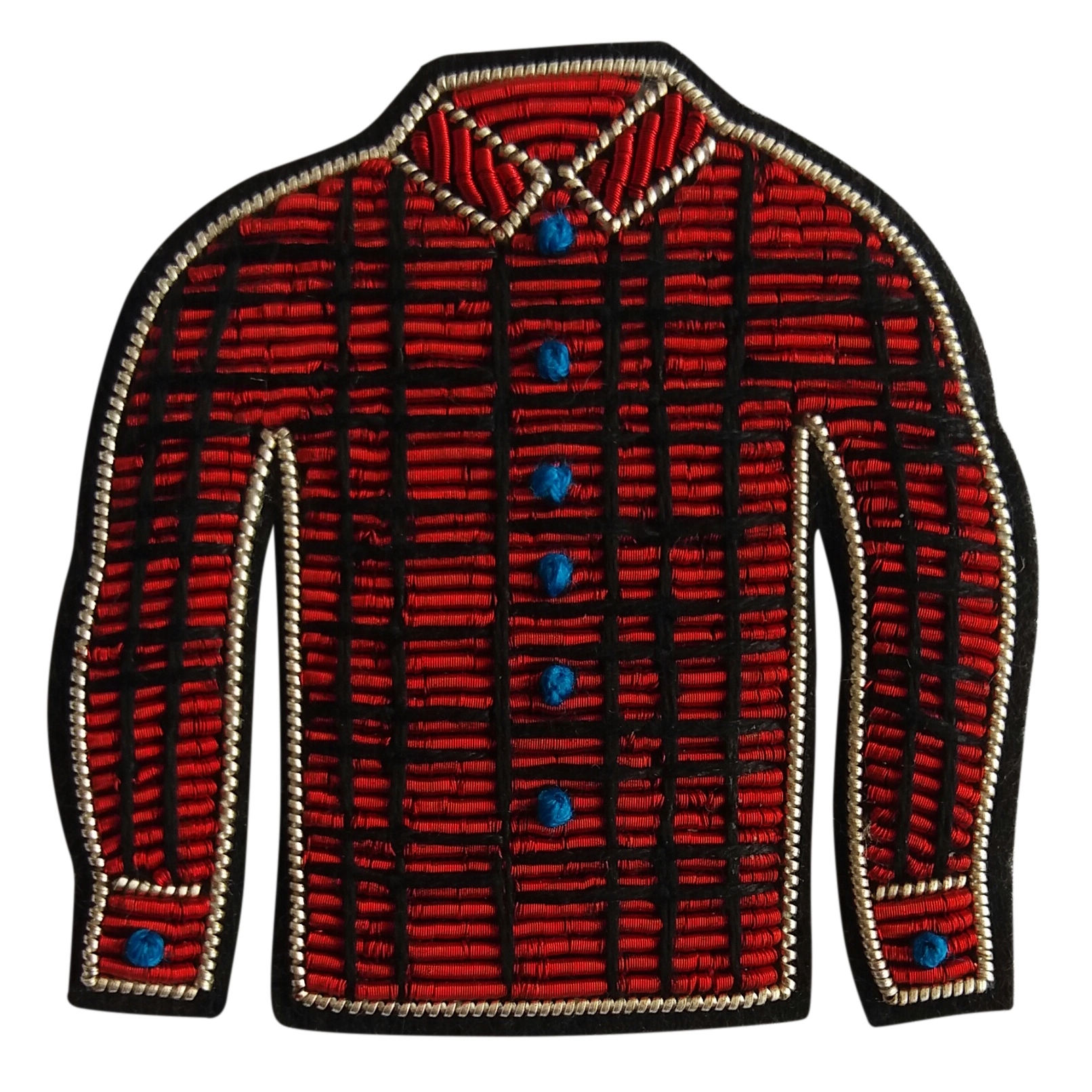 Embroidered Brooch & Pins