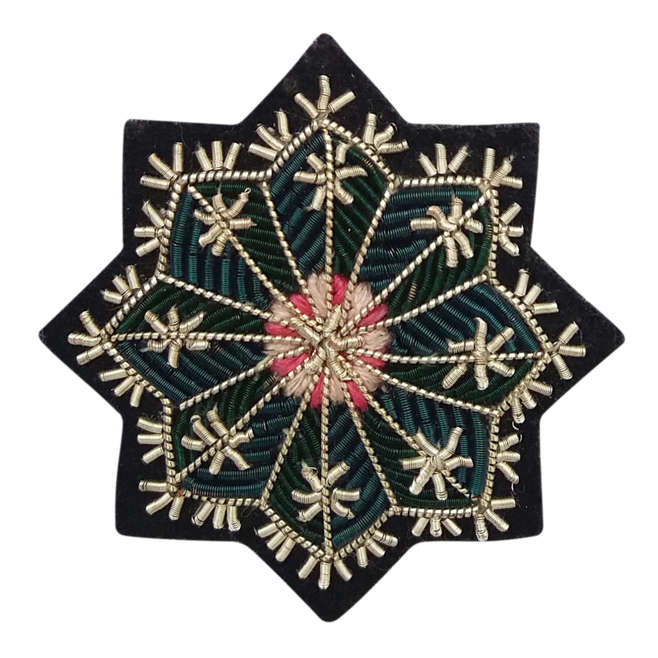 Embroidered Brooch & Pins